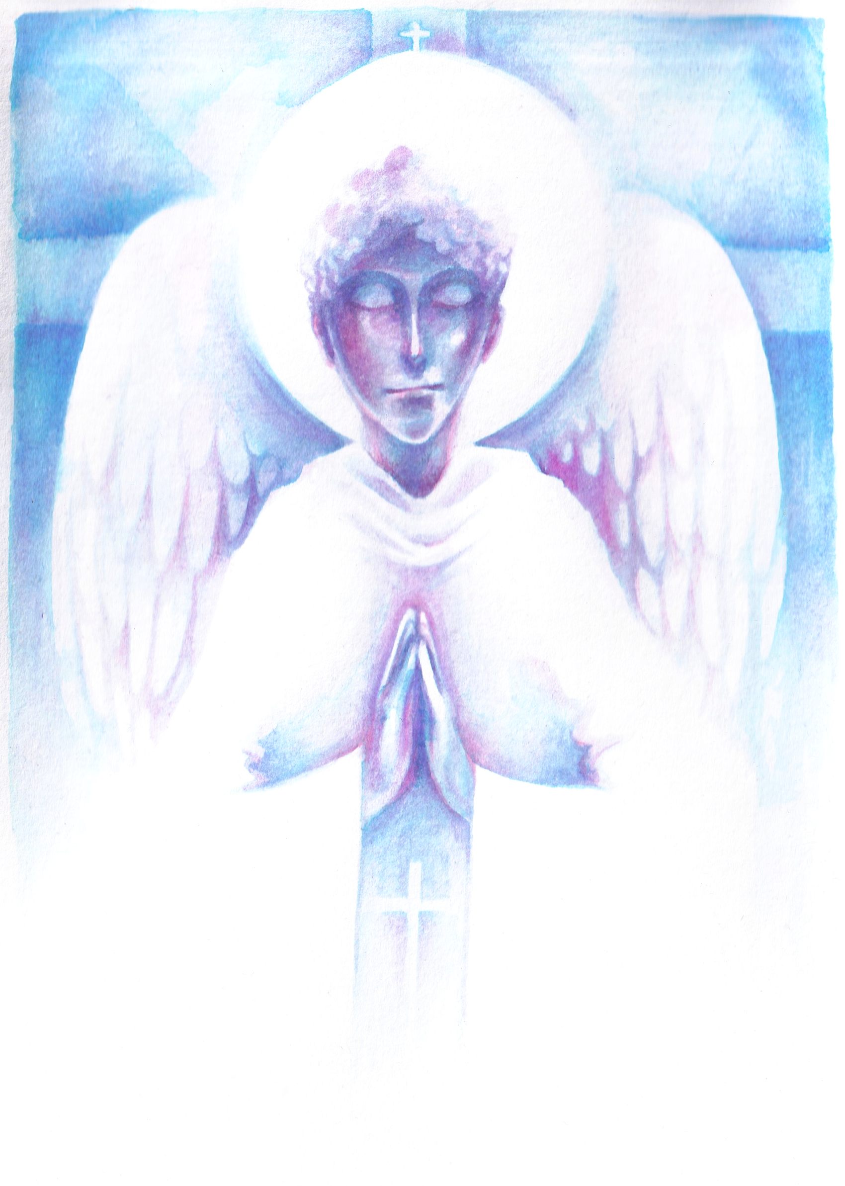 Ange priant